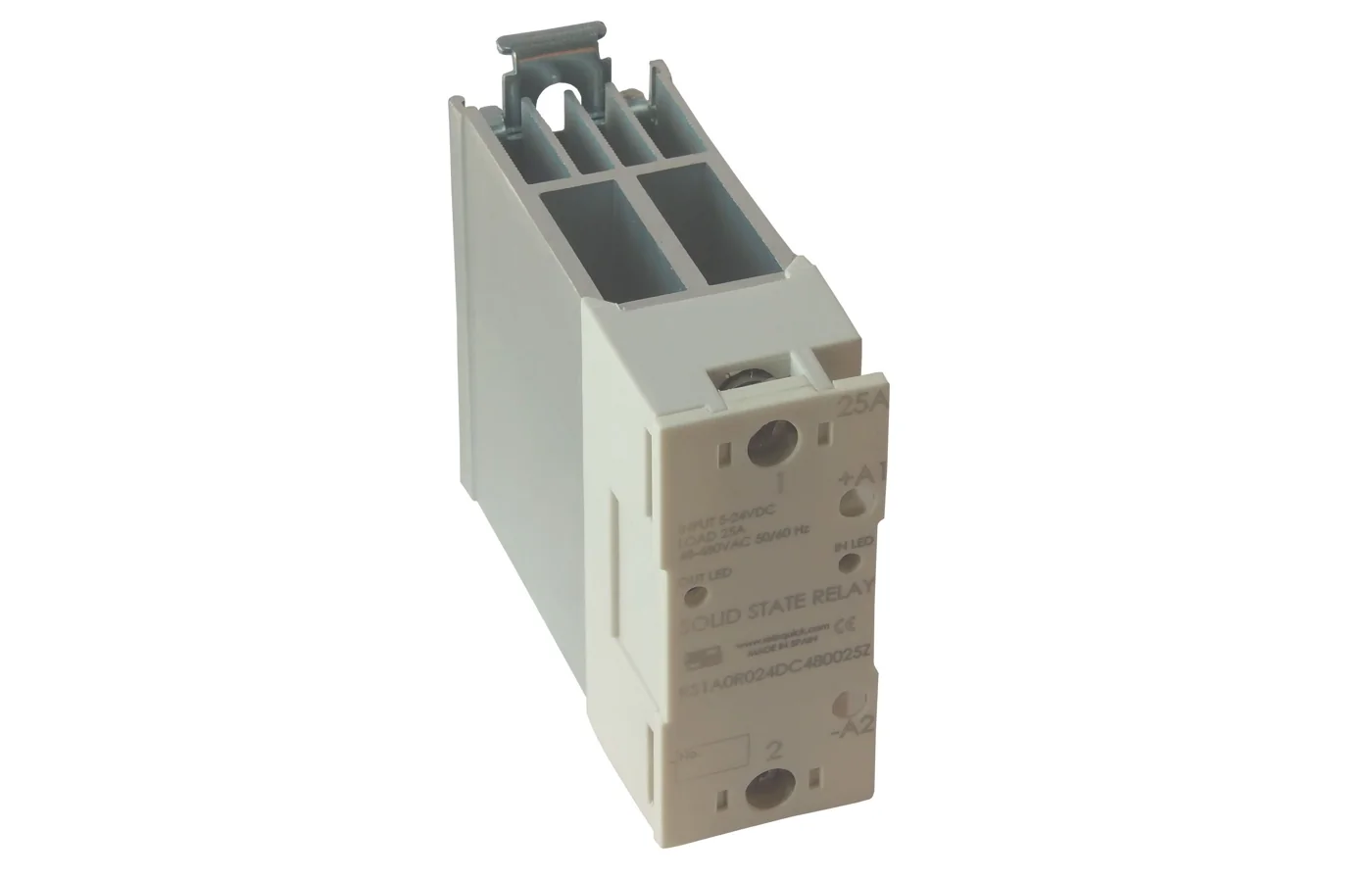 DIN rail relay